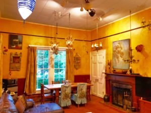 The lounge in the Cottage Suite, Ashford Manor