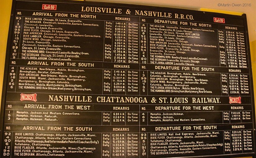 Nashville – let’s sleep in the station